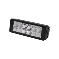 TrailFX - TrailFX 6DRSCM Light Bar LED 6" 18W Flood/Spot 2280LM Black w/Harness & Bracket - Image 1