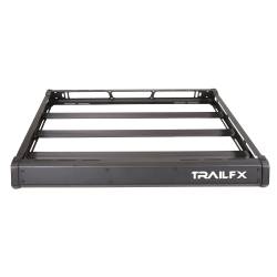 TrailFX - TrailFX JRB001T Roof Rack Basket 49.8" x 53" 150 lb Capacity Black Aluminum - Image 2
