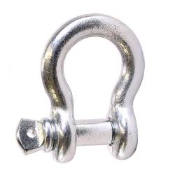 TrailFX - TrailFX WA044 D-Ring 3/4" Pin 9500 lb Rating Silver Steel Single - Image 1