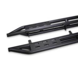 TrailFX - TrailFX BR012T Matte Black Rocker Guard Steps Round Tube 1 Step Area Bolt-On - Image 2