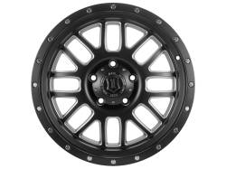 ICON Alloys - ICON Alloys Alpha 20x9 8x180 12mm Satin Black/Milled 1220908955SBMW - Image 1