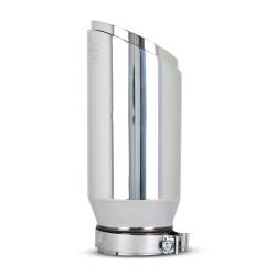 Vance & Hines - Vance & Hines 26914 5" x 6.5" x 16" Polished Twin Slash Universal Exhaust Tip - Image 2
