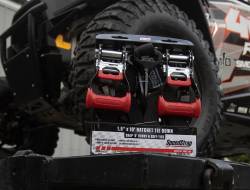 PRP - PRP 15221-2 1.5"x10' Ratchet Tie-Down w/Soft-Tie for UTVs Camping Black - Image 2
