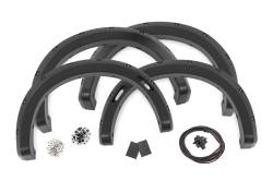 Rough Country Suspension Systems - Rough Country Pocket Fender Flares Black 2024 Ford Ranger F-F12401 - Image 2