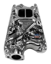 Edelbrock - Edelbrock 2121-CP Performer Intake Manifold Chrome Plasma Finish - Image 1