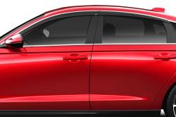 Husky Liners - Husky Liners 2884067 Low-Pro Ventvisor Deflector Smoke w/Chrome Trim 4Pc - Image 4