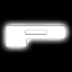 Oracle Lighting - Oracle 3140-P-001 Universal Illuminated LED Letter Badges Matte White Finish P - Image 1