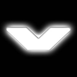 Oracle Lighting - Oracle 3140-V-001 Universal Illuminated LED Letter Badges Matte White Finish V - Image 1