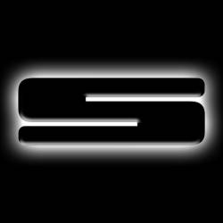 Oracle Lighting - Oracle 3141-S-001 Universal Illuminated LED Letter Badges Matte Black Finish S - Image 1