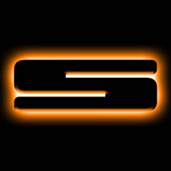 Oracle Lighting - Oracle 3141-S-005 Universal Illuminated LED Letter Badges Matte Black Finish S - Image 1