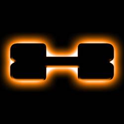 Oracle Lighting - Oracle 3141-X-005 Universal Illuminated LED Letter Badges Matte Black Finish X - Image 1