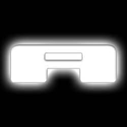 Oracle Lighting - Oracle 3140-A-001 Universal Illuminated LED Letter Badges Matte White Finish A - Image 1