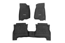 Rough Country Suspension Systems - Rough Country Front/Rear Floor Liners Black for Gladiator JT FF-61501 - Image 1