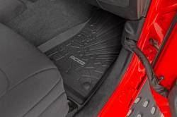 Rough Country Suspension Systems - Rough Country Front/Rear Floor Liners Black for Gladiator JT FF-61501 - Image 4