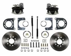 Leed Brakes - Leed Brakes RC0002 Rear Disc Brake Kit w/Plain Rotors & Zinc Plated Calipers - Image 1