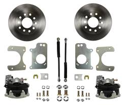 Leed Brakes - Leed Brakes RC1009 Rear Disc Brake Kit w/Plain Rotors & Zinc Plated Calipers - Image 1