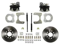 Leed Brakes - Leed Brakes RC4001 Rear Disc Brake Kit w/Plain Rotors & Zinc Plated Calipers - Image 1