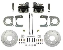 Leed Brakes - Leed Brakes RC6001X Rear Disc Brake Kit w/Drilled Rotors & Zinc Plated Calipers - Image 1