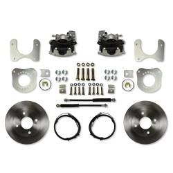 Leed Brakes - Leed Brakes RC0010 Rear Disc Brake Kit w/Plain Rotors & Zinc Plated Calipers - Image 1