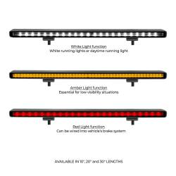 Go Rhino - Go Rhino 750001014CBS Flash Series Multi-Function Slim LED Light Bar - Image 2