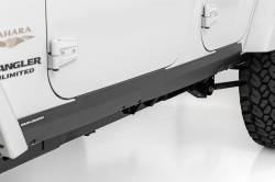 Rough Country Suspension Systems - Rough Country Trail Cladding Rocker Cladding Black for Wrangler JK TC13020 - Image 2