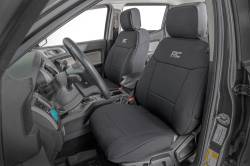 Rough Country Suspension Systems - Rough Country 91056A Front/Rear Seat Covers Black for 19-25 Ford Ranger Crew - Image 2