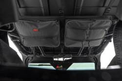 Rough Country Suspension Systems - Rough Country Inside Roof Storage Bags Black for RZR/Defender Max 99044 - Image 1