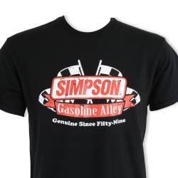 Simpson Safety - Simpson Safety 45002XX Gasoline Alley T-Shirt 2XL Black - Image 2