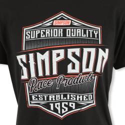 Simpson Safety - Simpson Safety 45006S Superior T-Shirt Small Black - Image 1