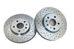 Baer Brake Systems - Baer Brakes 55174-020 Buick Chevy 2.0 2.4 3.0 3.6 Front Disc Brake Rotor Set - Image 1