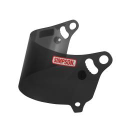 Simpson Safety - Simpson Safety VPY01 Helmet Replacement Shield Dark Smoke Youth Viper - Image 2