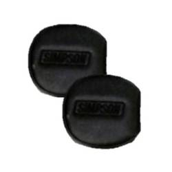 Simpson Safety - Simpson Safety 2021K YXZ Door Latch Pads Black/Black Pair - Image 1