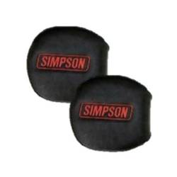 Simpson Safety - Simpson Safety 2021R YXZ Door Latch Pads Black/Red Pair - Image 2