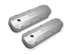 Holley Sniper EFI - Holley Sniper EFI 890002 Valve Cover Fabricated Aluminum BBC Natural - Image 6