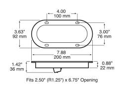 Peterson - Peterson 423QA-P Mid Trailer Side Turn Indicator & Clearance Light Assembly - Image 3