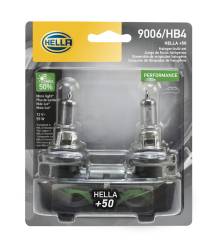 Hella - HELLA 9006P50TB 9006 Turn Signal Light Bulb 12V 55W P22D T4 +50 - Image 2