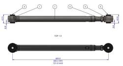 SuperPro - SuperPro TRC1139 200 Series HD Adjustable Rear Lower Trailing Arm Set - Image 2