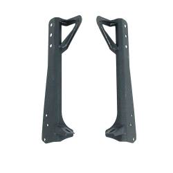 Paramount Automotive - Paramount Automotive 51-0452 Windshield LED Mount Brackets Black - Image 1