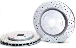 Baer Brake Systems - Baer Brakes 55163-020 Cadillac Chevrolet 6.2 Rear Disc Brake Rotor Set - Image 1