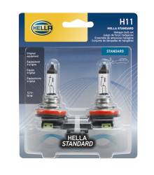 Hella - HELLA H11TB Twin Blister Standard Halogen Turn Signal Light Bulb 12V 55W - Image 2