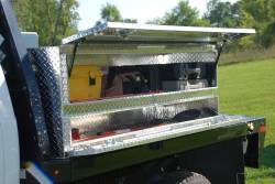 Unique Truck Accessories - Unique Truck TB400-72 72"x20"x24" High Cap. Stake Bed Contr. TopSider w/Doors - Image 2