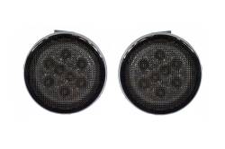 Quake LED - Quake LED QTE675 Front Grille Turn Signal Lights for Jeep Wrangler JK - Image 1