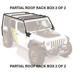 Smittybilt - Smittybilt 77717-02 PArtial Roof Rack Box 2 OF 2 for 18-24 Jeep Wrangler JL 4DR - Image 1