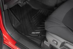 Rough Country Suspension Systems - Rough Country Front Floor Liners Black for 24-253 Toyota Tacoma Double FF-7122 - Image 2