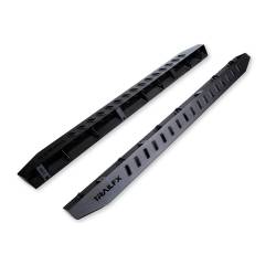 TrailFX - TrailFX ORB003 Running Board Overland Tube Bolt-On Matte Black Steel 2 Step Area - Image 1