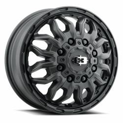 Vision Wheel - Vision Wheels 410-7679SBF 410 Korupt 17x6.5 8x210 121.35mm Satin Black - Image 1