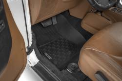Rough Country Suspension Systems - Rough Country Front Floor Liners Black for 14-18 Jeep Wrangler JK FF-6141 - Image 2