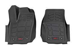 Rough Country Suspension Systems - Rough Country Front Floor Liners Black for 24-25 Toyota Tacoma Double SM71223 - Image 1