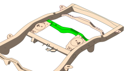 Rust Buster Frameworks - Rust Buster RB8425 Track Bar Crossmember for Toyota 4Runner/FJ Cruiser - Image 5