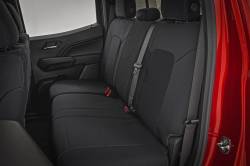 Rough Country Suspension Systems - Rough Country Front/Rear Seat Covers Black 23-25 Colorado/Canyon Crew 91069 - Image 3